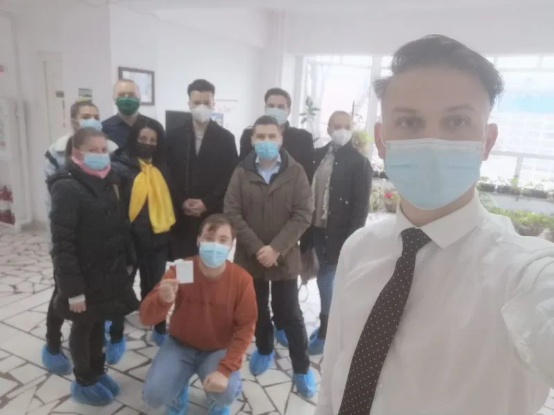 Tinerii liberali vrânceni, donatori de sânge