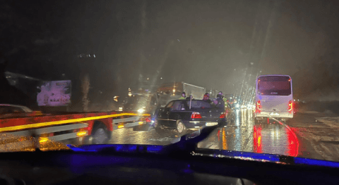 ULTIMA ORĂ: Grav accident de circulație pe DN 2 – E 85, la Garoafa. Circulația este oprită pe sensul de mers spre Garoafa!