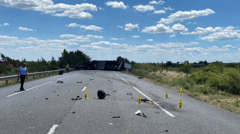 ULTIMA ORĂ: Grav accident pe DN 2 – E 85, la Mărășești. Traficul este blocat pe ambele sensuri!