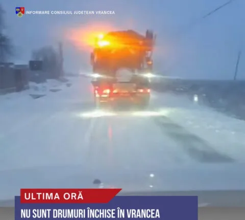 Video. Starea drumurilor din Vrancea