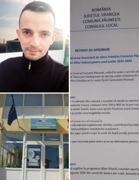 Consilierul local Roberto Ignat, de la Păunești, și-a dat demisia din funcție.
