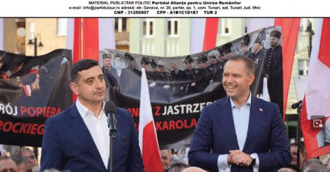 George Simion a fost astăzi la Varșovia pentru a-l susține pe viitorul președinte al Poloniei