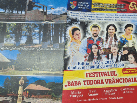 Festivalul „Baba Tudora Vrâncioaia” are loc duminică, 6 iulie, la Bârsești (Vrancea)
