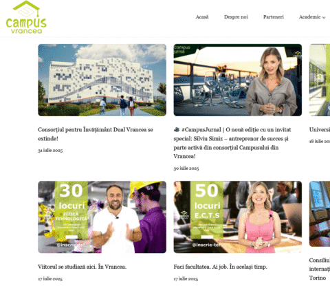 A fost lansat site-ul viitorului campus universitar din Vrancea