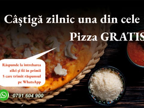 Concursul Zilei – Câștigă O Pizza Italiană Veritabilă GRATIS.