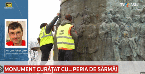 Direcția pentru Cultură îi pune la punct pe Misăilă și pe Negulescu: „Acordul invocat de Primărie INTERZICEA atingerea bronzului!”