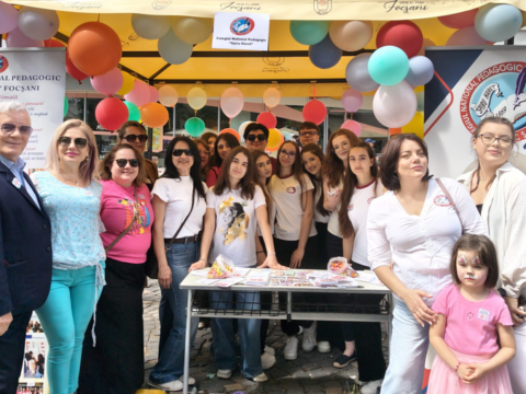 Colegiul Pedagogic Focșani și-a prezentat oferta educațională la Târgul Ofertelor Școlare organizat de Ziua Copilului